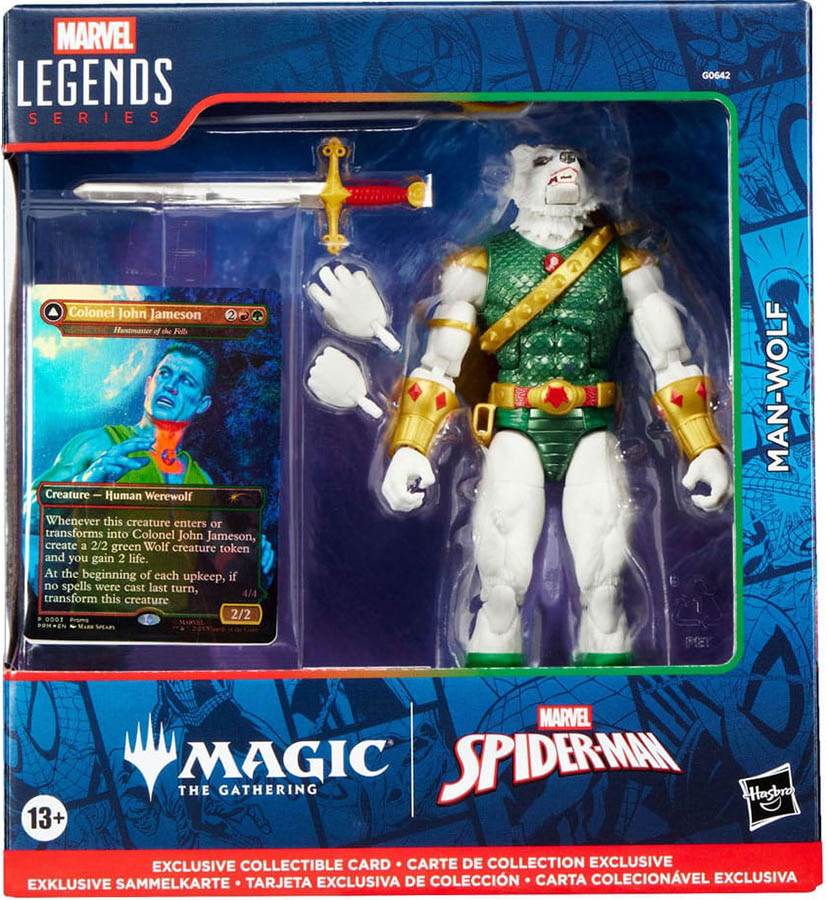 Marvel Legends x Magic: The Gathering figurine Man-Wolf